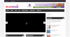 Desktop Screenshot of braincrux.com