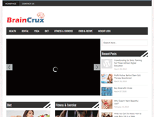 Tablet Screenshot of braincrux.com